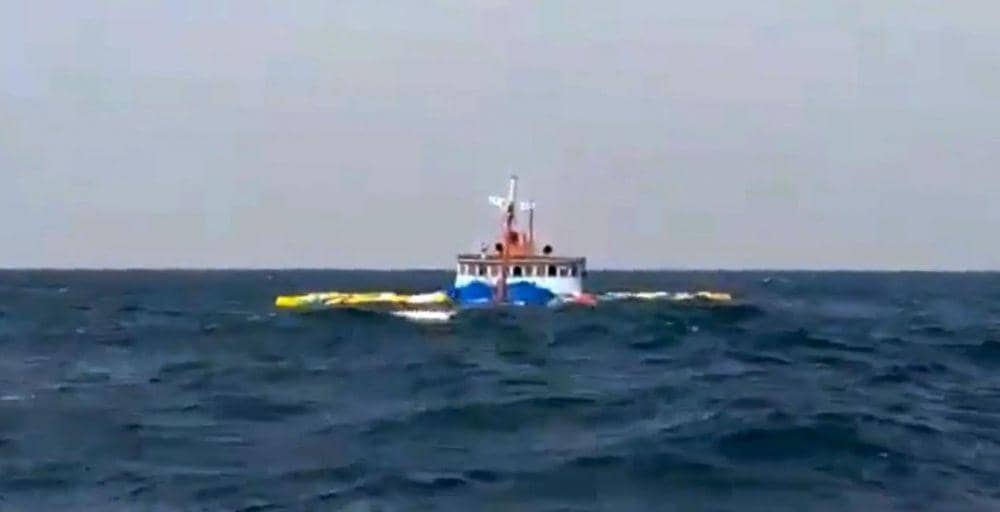 Kapal Motor Camar 1 tenggelam di Selat Malaka (Dok.IDN Times/istimewa)