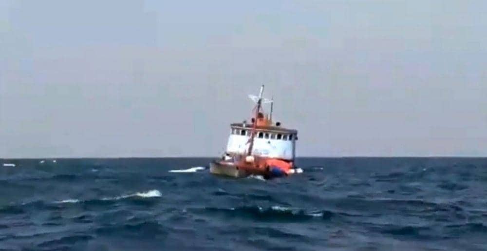 Kapal Motor Camar 1 tenggelam di Selat Malaka (Dok.IDN Times/istimewa)