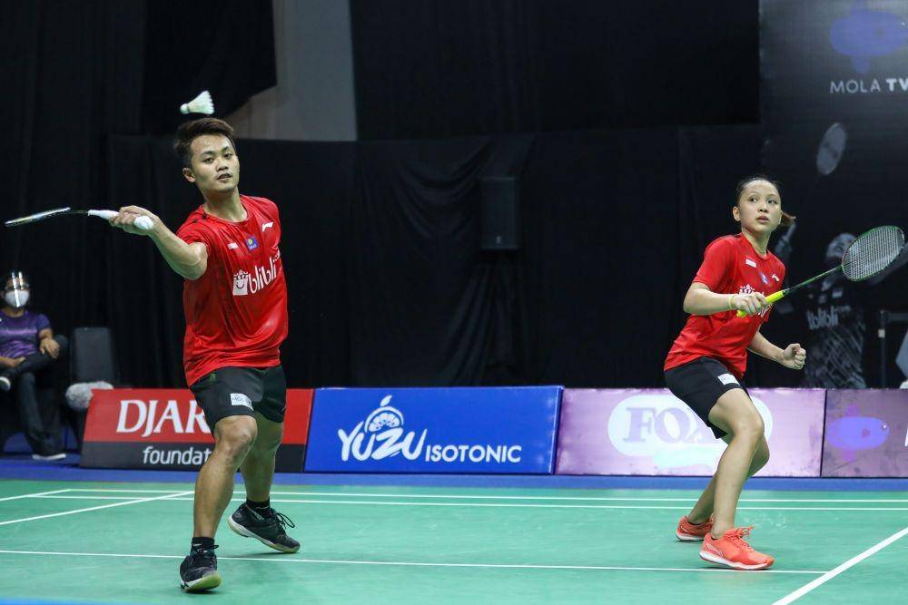 Akbar Bintang Cahyono/Winny Oktavina Kandow dalam Mola TV PBSI Home Tournamen (Dok. PBSI)
