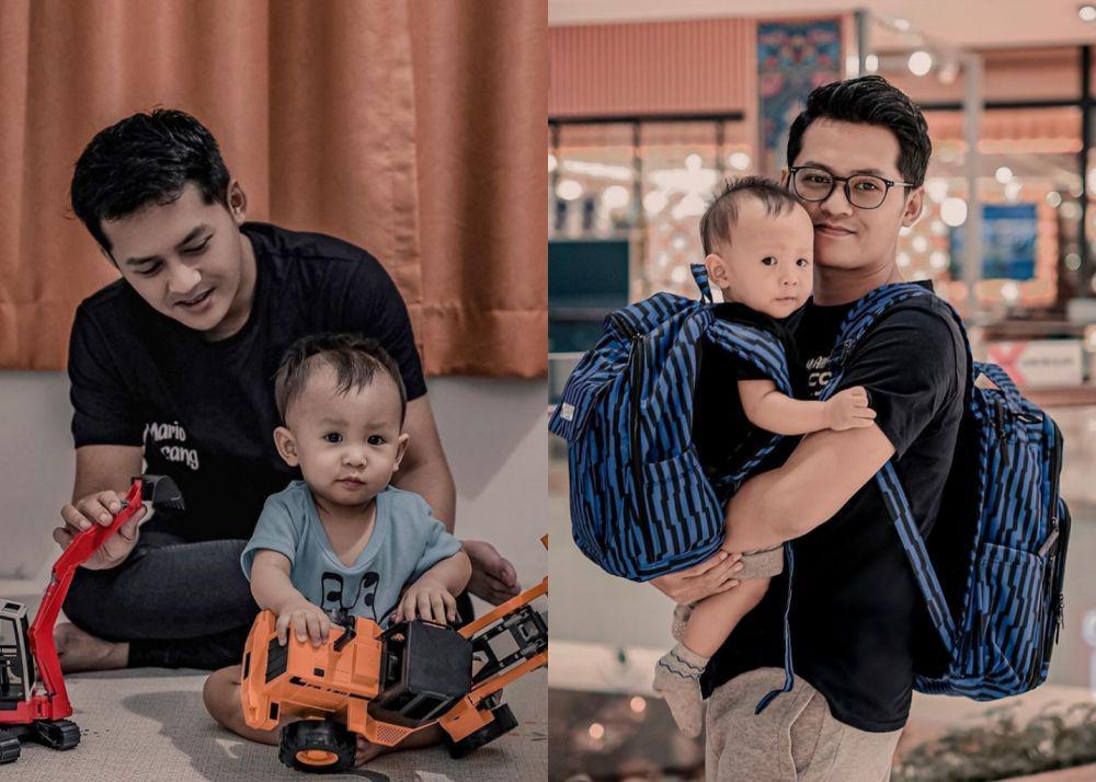 10 Potret Telaten Mario Kacang, Suami Felly Eks Chibi Saat Momong Anak