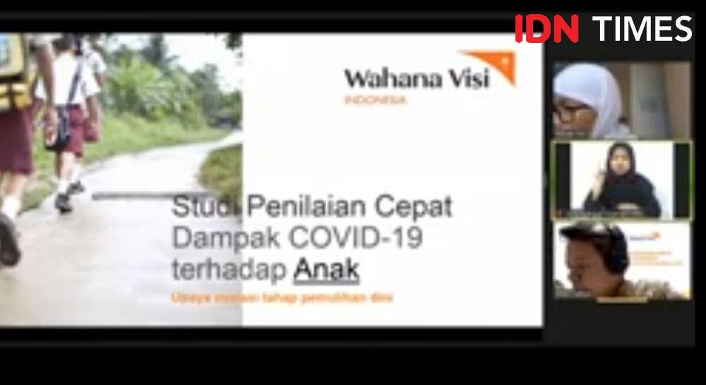 Tangkapan layar webinar Wahana Visi Indonesia