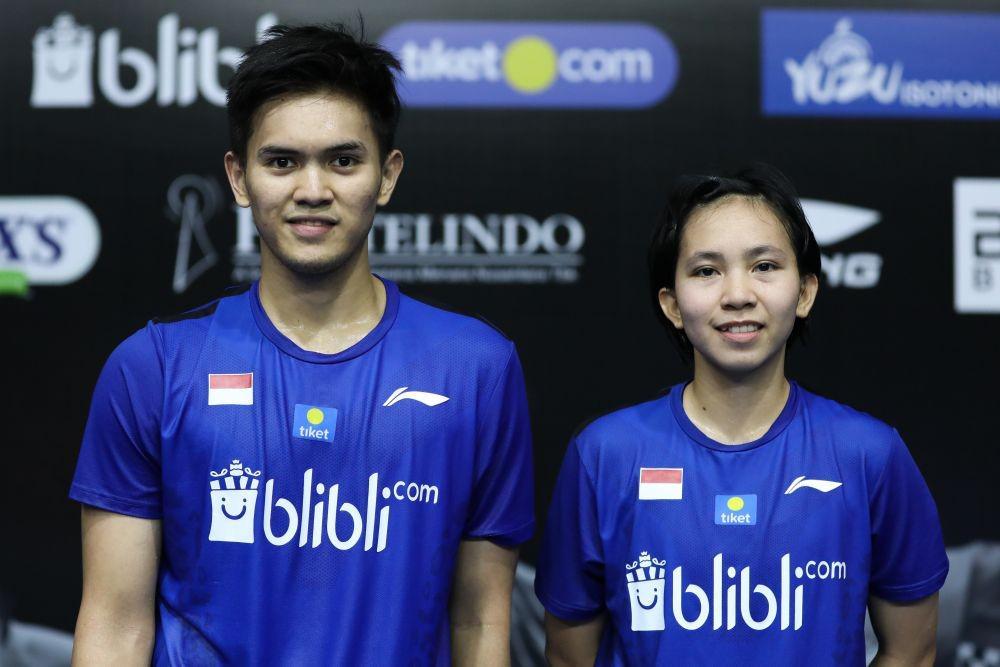 Adnan Maulana/Mychelle Chrystine Bandaso dalam Mola TV PBSI Home Tournamen (Dok. PBSI)