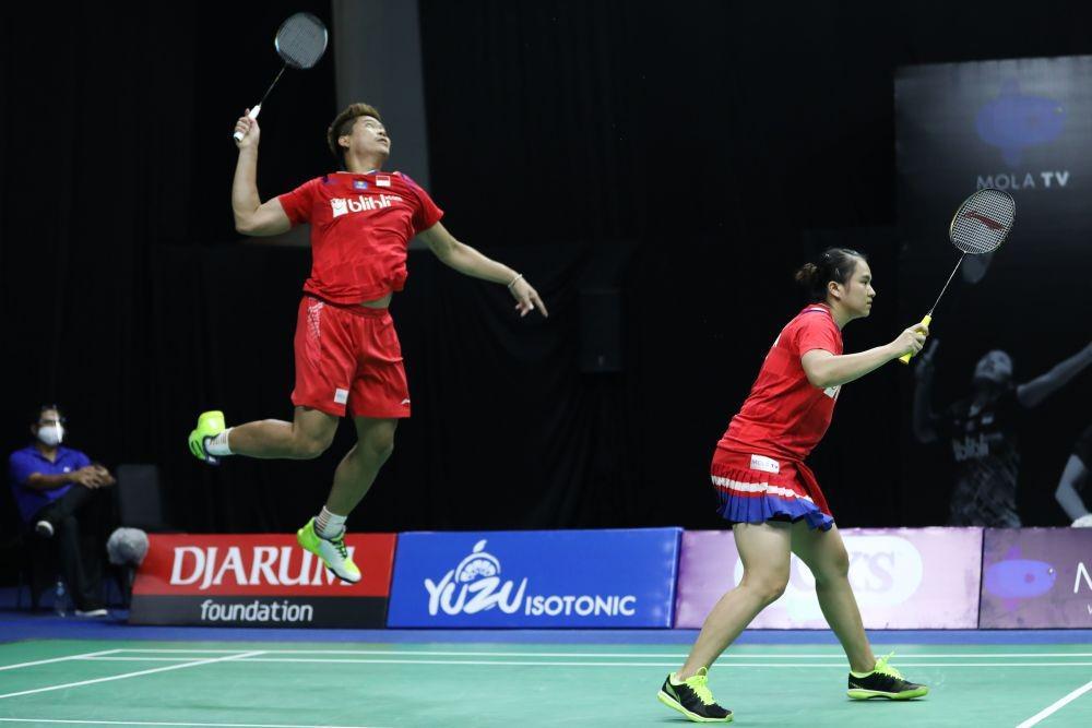 PBSI Home Tournament: Hampir Kalah, Praveen/Melati Menang Rubber Set