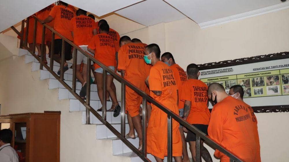 Puluhan pelaku tindak pidana narkotika (Dok.IDN Times/Humas Polresta Denpasar)