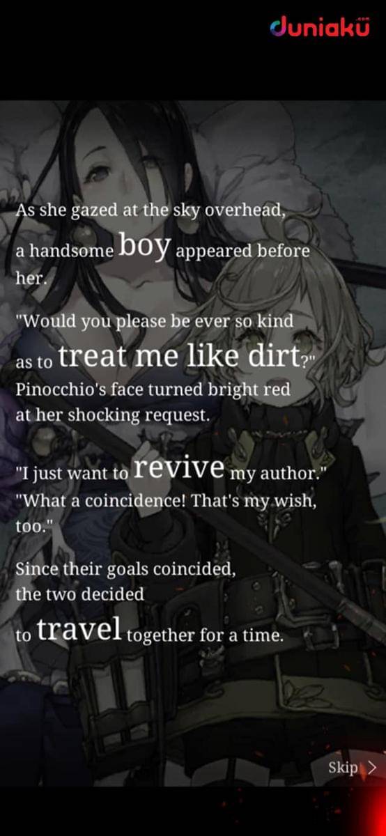 Plot alur Kaguya dan Pinocchio SinoAlice. duniaku.com/Adhitya Daniel