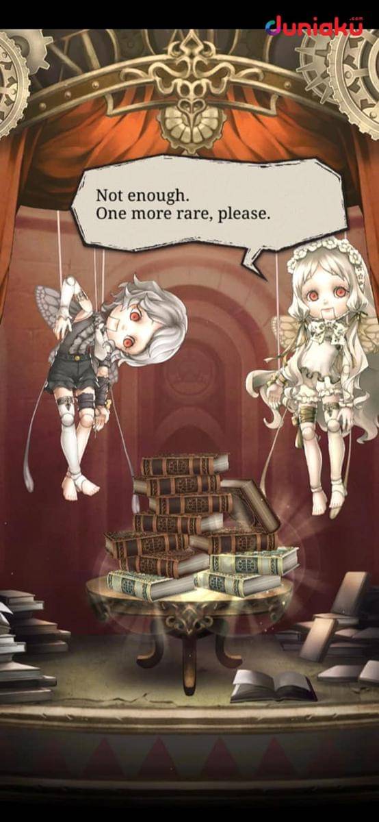 Menu gacha SinoAlice. duniaku.com/Adhitya Daniel