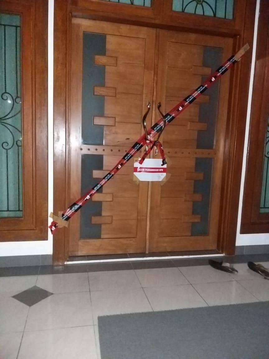 Rumah jabatan bupati Kutai Timur yang disegel KPK pada Kamis, 2 Juli 2020 (Dok.IDN Times/Istimewa)