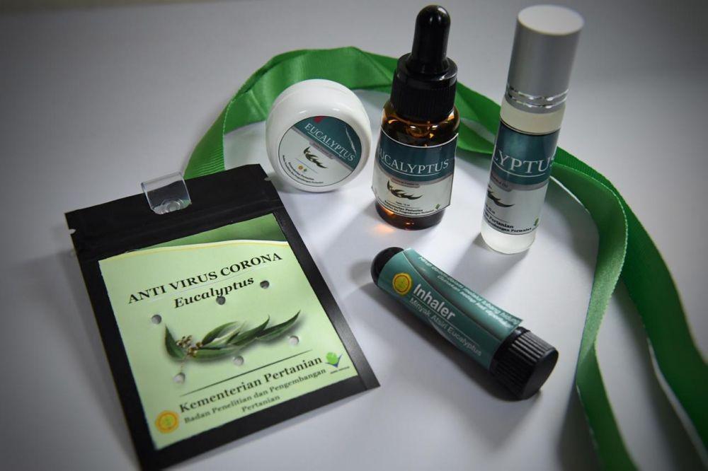 Produk Eucalyptus Kementan untuk Anti Virus Corona (Dok. IDN Times/Kementan)