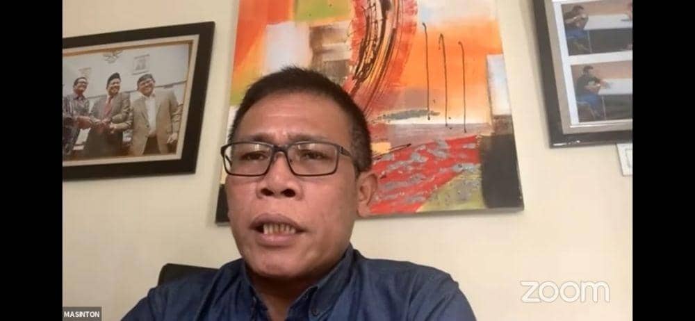 Politisi PDI Perjuangan Masinton Pasaribu (IDN/Aldzah Fatimah Aditya)