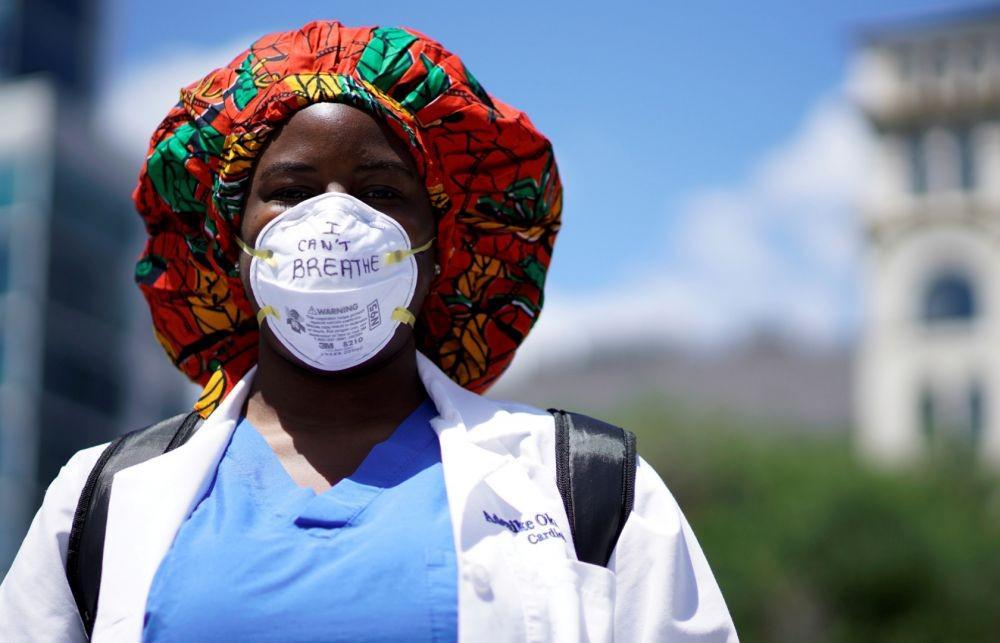Ilustrasi Masker (ANTARA FOTO/REUTERS/Eduardo Munoz)