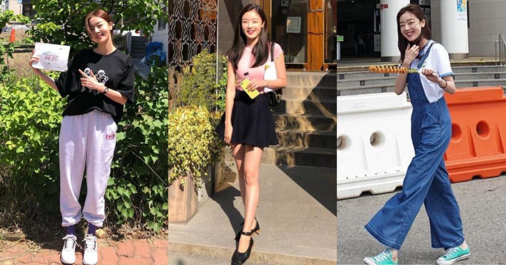 9 OOTD Han Sun Hwa, Gak Kalah Menawan di Luar Drama Backstreet Rookie