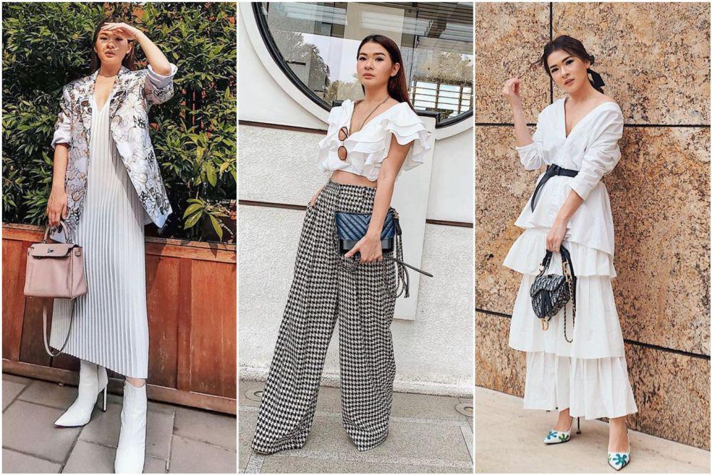 10 Ide Mix and Match Hitam Putih ala Selebgram Anaz Siantar, Berkelas!