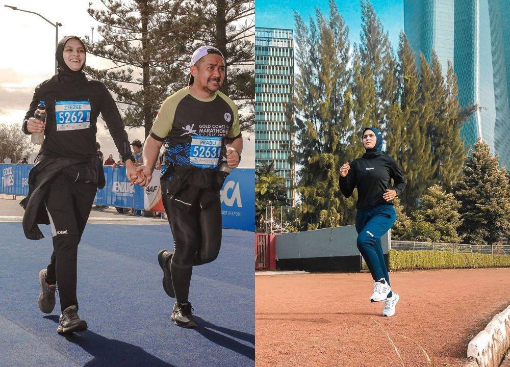 Kenang Momen Maraton, 10 Potret Bugar Zee Zee Shahab saat Berlari