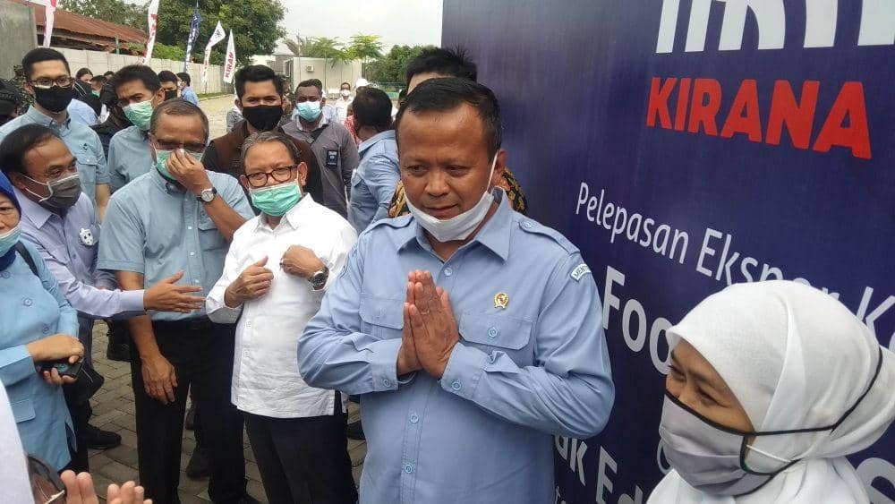 Menteri Kelautan dan Perikanan (KKP) Edhy Prabowo saat berkunjung ke Tuban. IDN Times/Imron