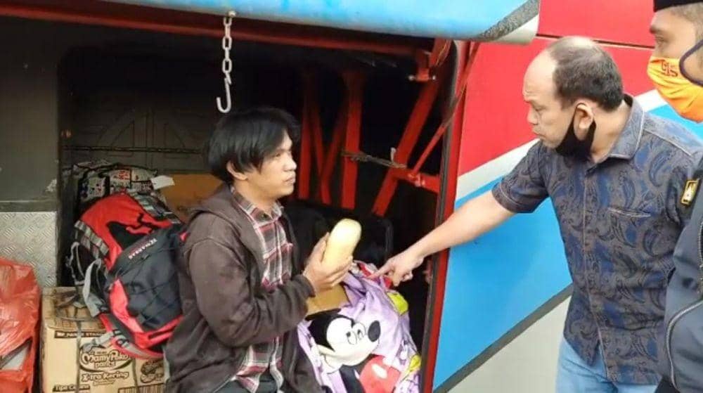 Bawa Ganja 30 Kg, Driver Ojol Asal Bandung Ditangkap Polres Langkat
