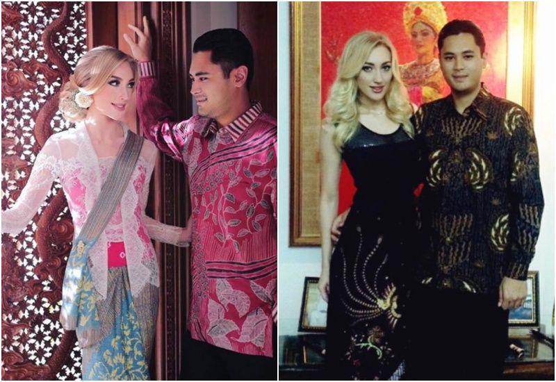 Jahit Kebaya Anak Sendiri, 10 Potret Menantu Bule Bambang Trihadmodjo