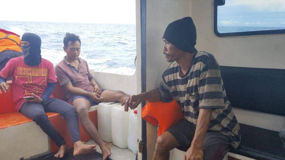 Sempat Hilang, 3 Nelayan PPU Kaltim Ditemukan di Perairan Mamuju