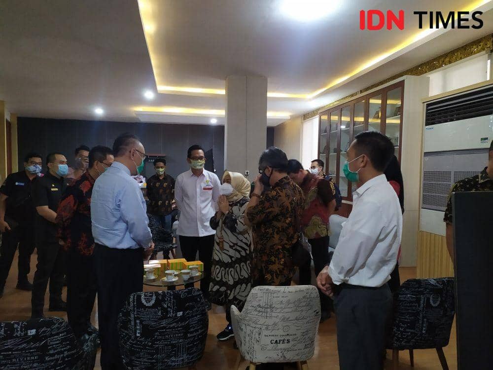 Kunjungan Kementrian RB ke Mall pelayanan publik (MPP) di Jakabaring Palembang (IDN Times/Feny Maulia Agustin)