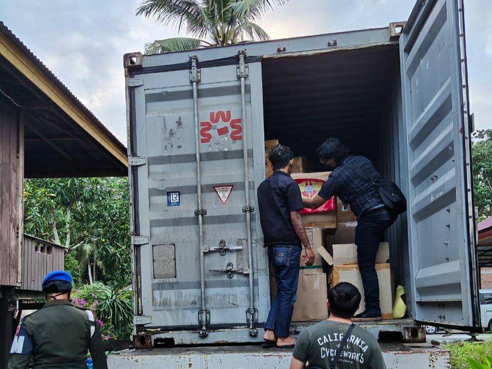 Rokok ilegal yang disita petugas Bea Cukai Sulsel dan tim gabungan. IDN Times/Istimewa