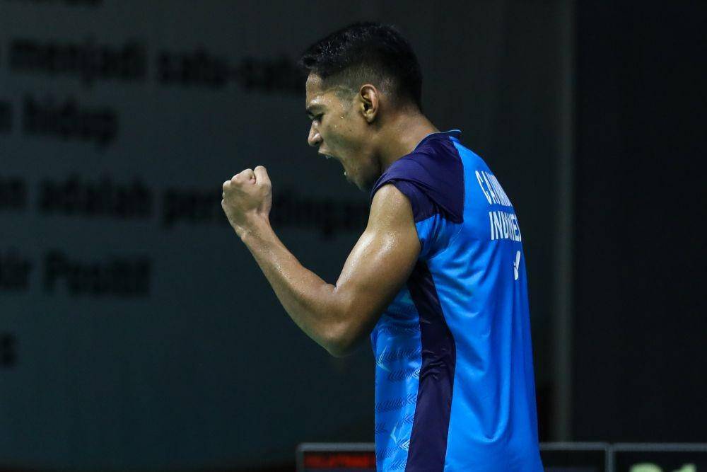 Chico Aura Dwi Wardoyo dalam Mola TV PBSI Home Tournament (Dok. IDN Times/PBSI)