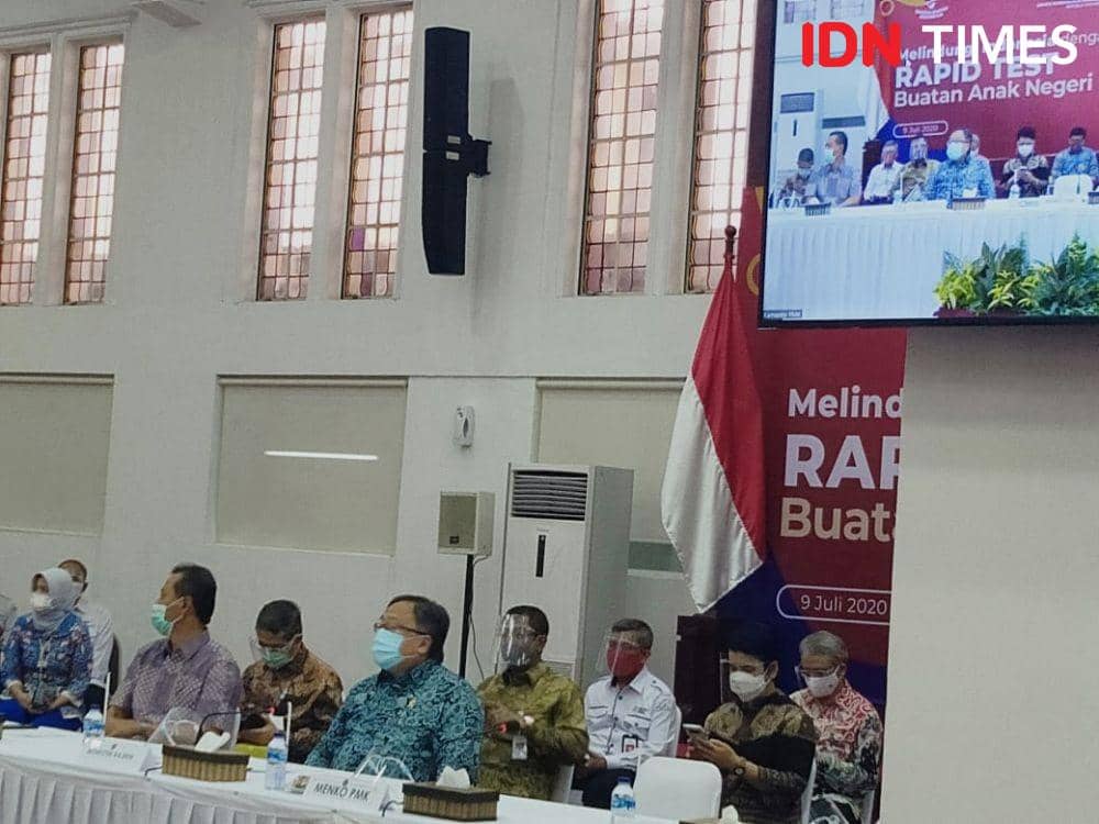Indonesia Siap Produksi 400 Ribu Rapid Tes Karya Anak Negeri
