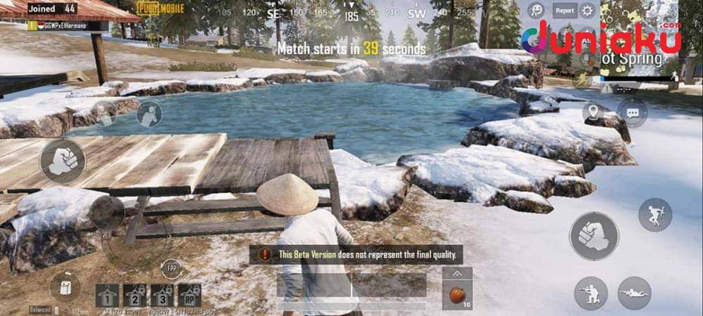 Lobby peta Livik PUBG Mobile. duniaku.com/Adhitya Daniel