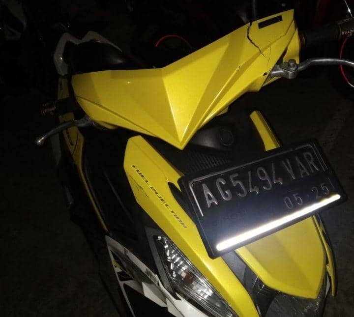 Sepeda motor mio yang ditabrak. IDN Times/Istimewa