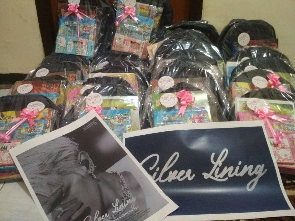 Project sosial dengan tema Silver Lining dari TyongF Indonesia (Dok.IDNTimes/TaeyongProject)