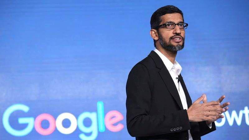Pada Senin (13/7), CEO Google Sundar Pichai mengumumkan akan menginvestasikan US$10 miliar untuk India. (Teletrader)