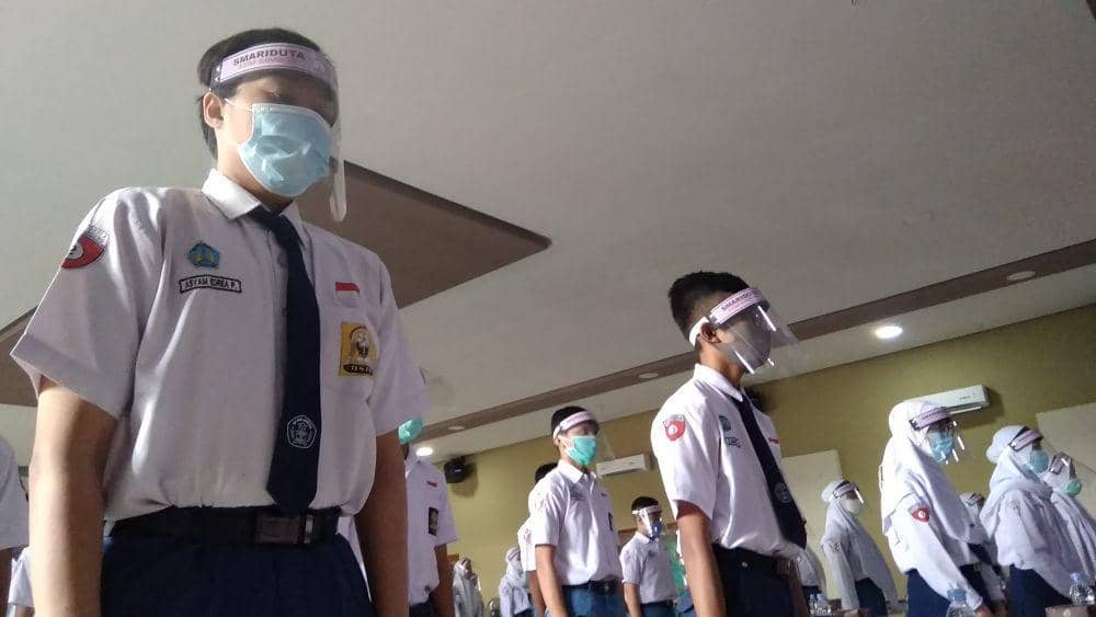 Siswa baru di Tulungagung ikuti pembukaan MPLS online. IDN Times/ Bramanta Pamungkas