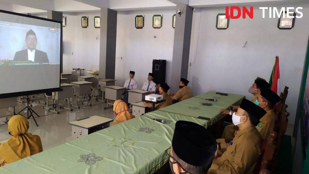 Salah satu Madrasah di Jombang mengikuti kegiatan Matsama dengan Kemenag Jatim. IDN Times/Zainul Arifin