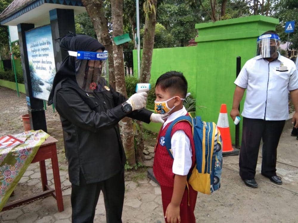 Buka 3 Hari, Siswa SD dan SMP di Muba Kembali Bersekolah