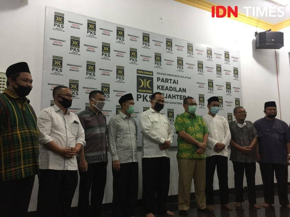 Plt Wali Kota Akhyar Datangi Kantor PKS, Yakin Akan Sepaham Bersama