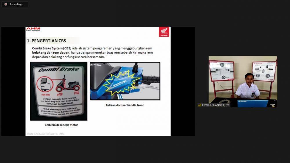 Honda Share Technology Terkini Lewat Media Virtual untuk para guru SMK (Dok. IDN Times)