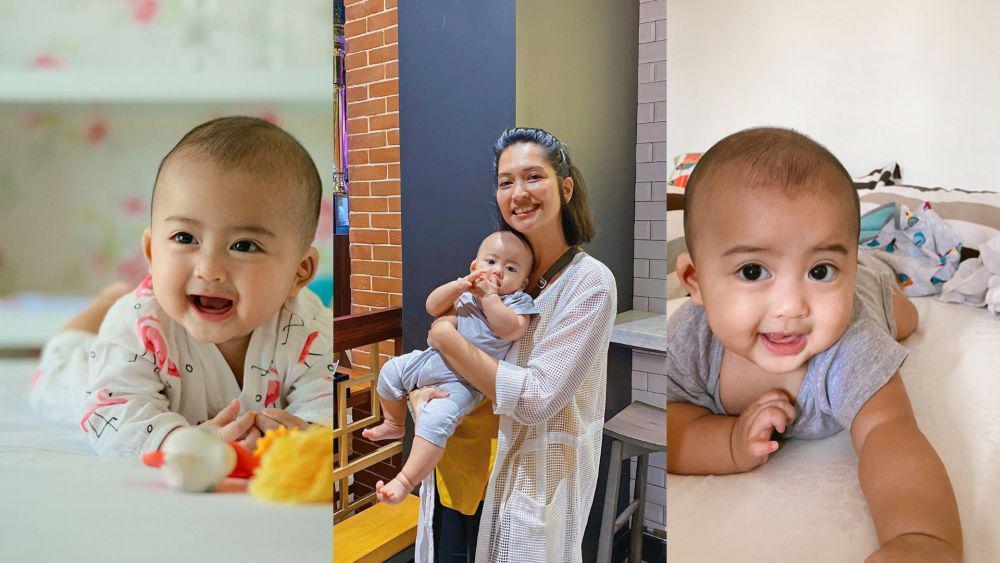 10 Potret Gemas Baby Hagia, Putri Anneke Jodi yang Pintar Berekspresi