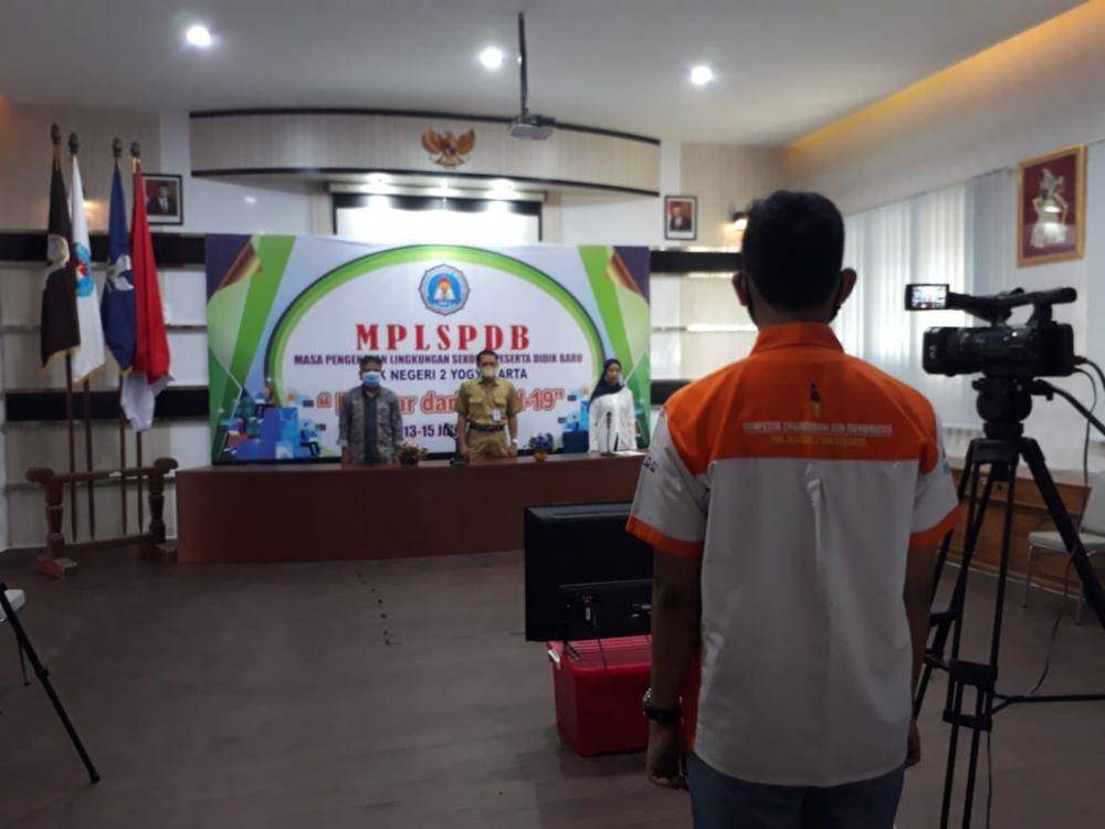 MPLS daring yang diselenggarakan SMK N 2 Yogyakarta. Dok: istimewa