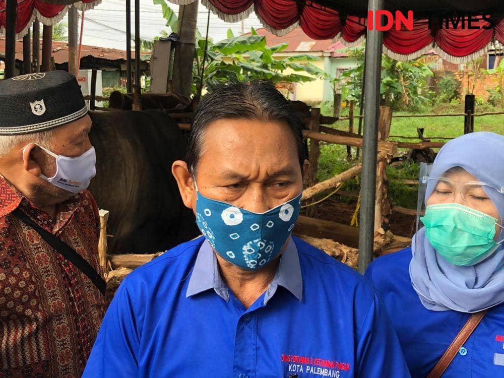 Kadis Pertanian dan Ketahanan Pangan Palembang, Sayuti (IDN Times/Rangga Erfizal)