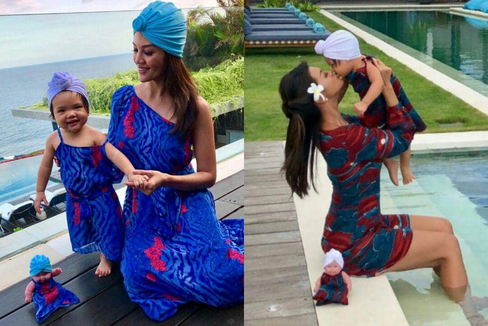 Sering Kembaran Baju, 10 Momen Kompak Farah Quinn dan Putri Kecilnya