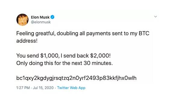Twitter CEO Tesla Elon Musk. twitter.com/elonmusk