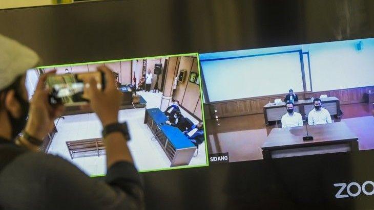 Sidang vonis penyiraman air keras Novel Baswedan (ANTARA FOTO/Galih Pradipta)