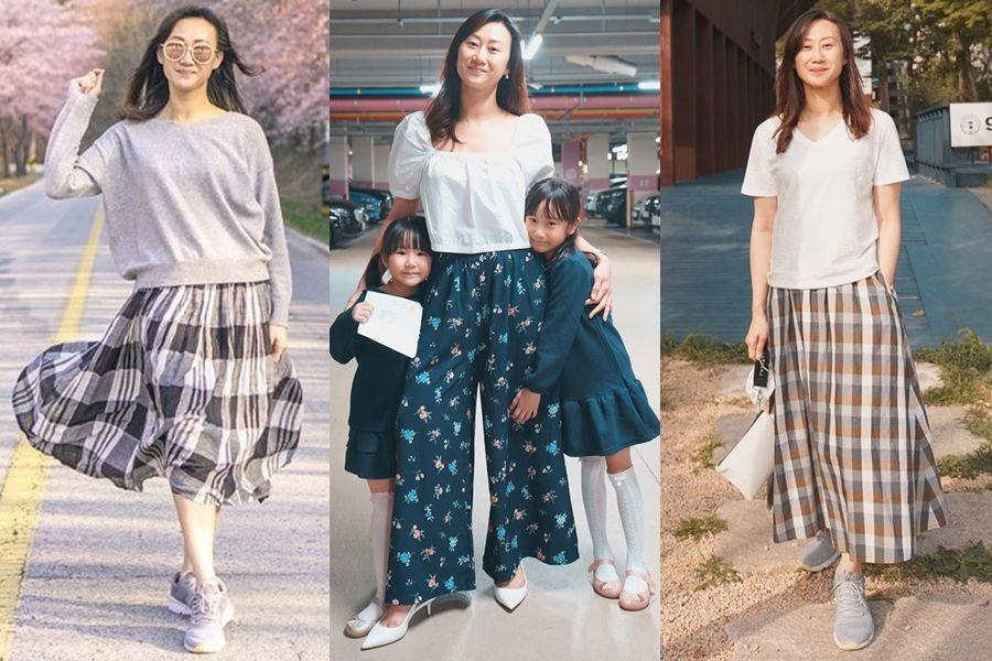 9 Inspirasi OOTD Mama Muda Modis ala Gina Kimbab Family