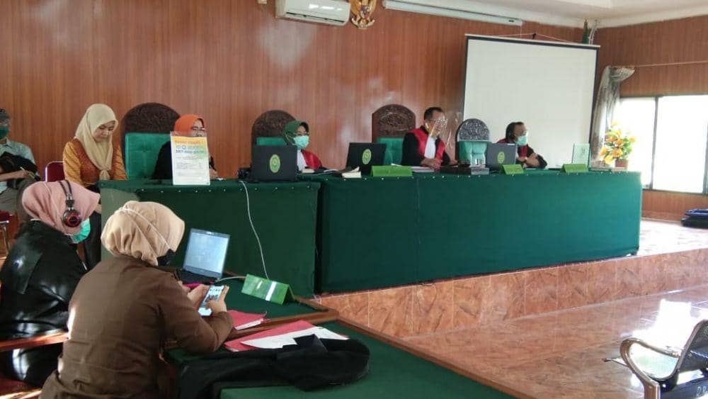 Sidang di PN Palembang (IDN Times/Istimewa)