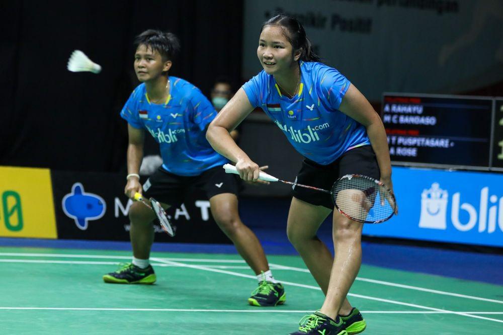 Meilysa Trias Puspitasari/Rachel Allessya Rose dalam Mola TV PBSI Home Tournament (Dok. IDN Times/PBSI)