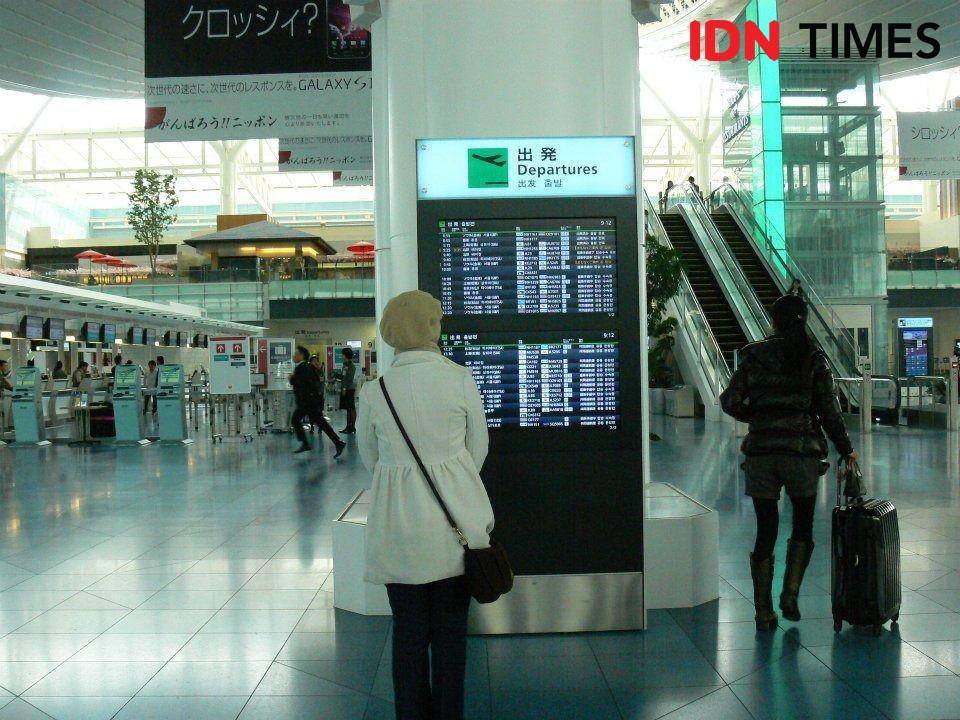 Suasana Bandara Narita, jepang (IDN Times/Anata)