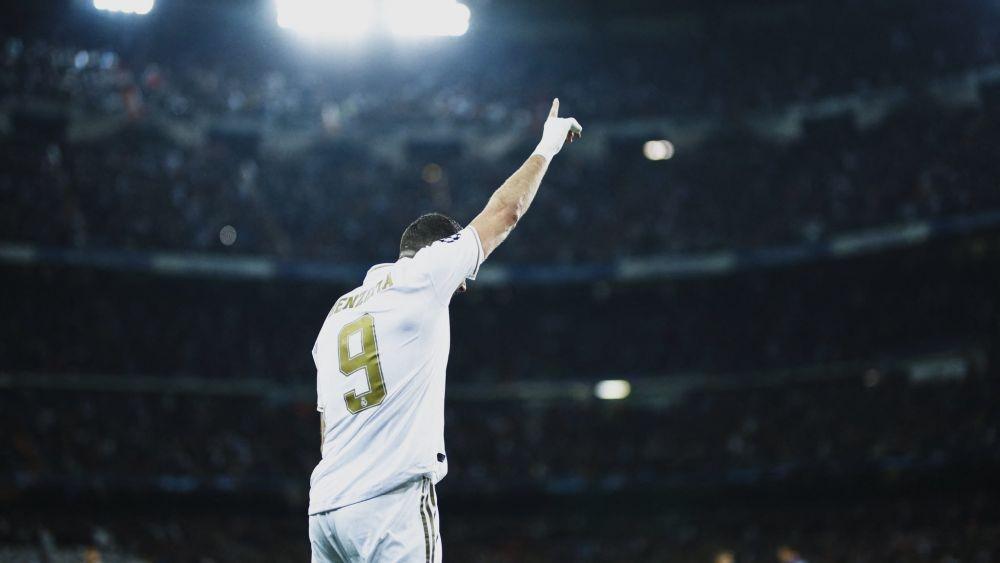 Karim Benzema, top skor Real Madrid musim 2019/2020. Twitter/@adidasfr