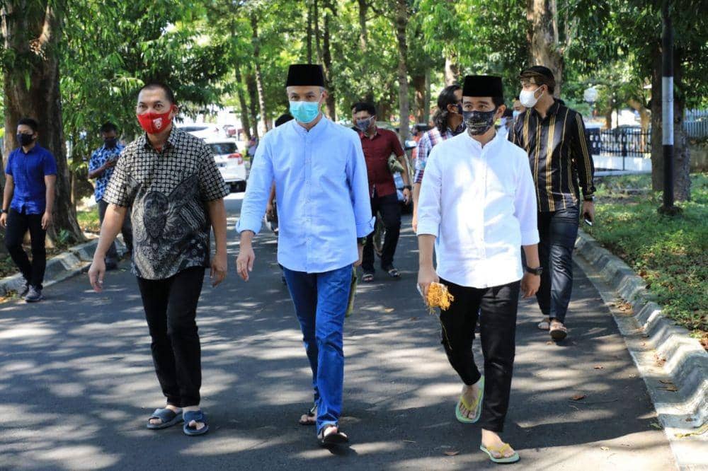 10 Momen Hangat Pertemuan Gibran dan Ganjar Sebelum Terima Rekom PDIP