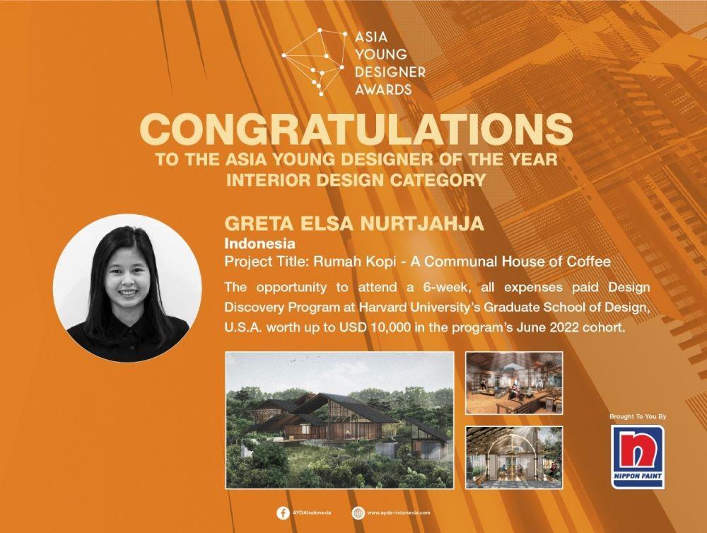 Usung Unsur Lokal, Rumah Kopi Menang Asian Young Designer Awards 2020