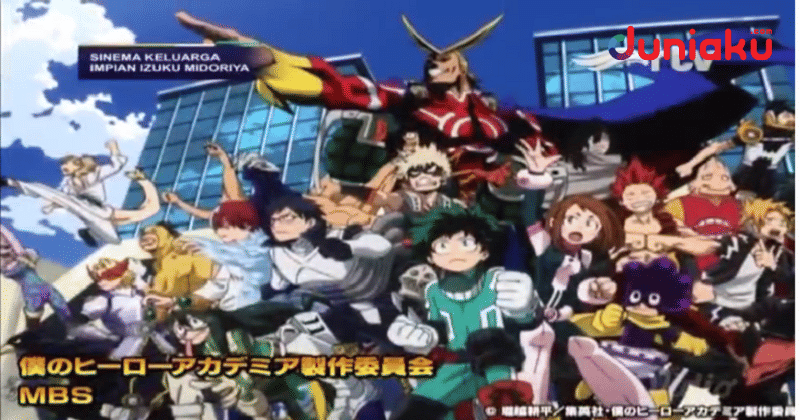 Pembukaan My Hero Academia versi RTV. Tangkapan layar duniaku.com/Adhitya Daniel