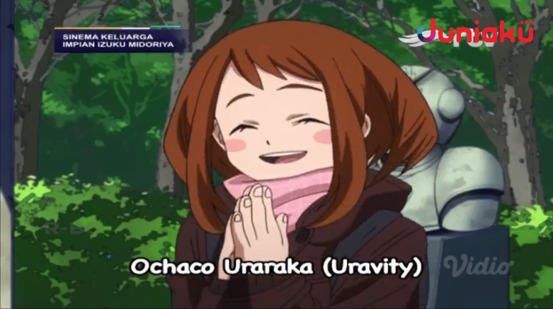 Uraraka Ochaco di My Hero Academia versi RTV. Tangkapan layar duniaku.com/Adhitya Daniel