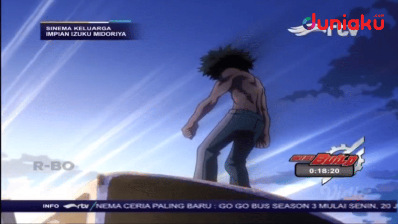 Episode perdana My Hero Academia versi RTV. Tangkapan layar duniaku.com/Adhitya Daniel